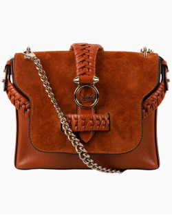 Bolsa Louboutin Rubylou Small Caramelo