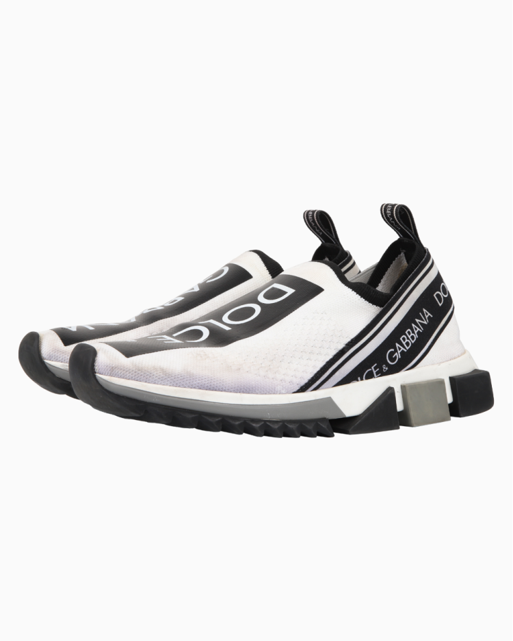 Tênis Dolce & Gabbana Original Sorrento Preto e Branco Feminino