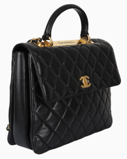 Bolsa Chanel Maxi Trendy CC Preta