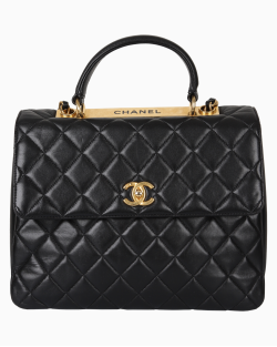 Bolsa Chanel Maxi Trendy CC Preta