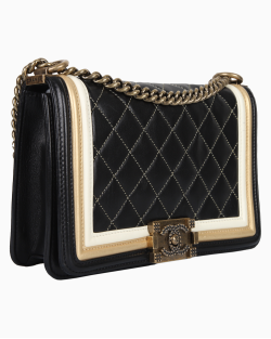 Bolsa Chanel Boy Média Preta