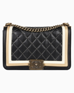 Bolsa Chanel Boy Média Preta