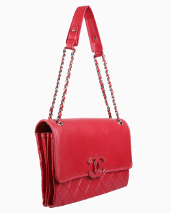 Bolsa Chanel Flap CC Rosa