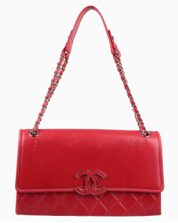 Bolsa Chanel Flap CC Rosa