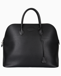 Bolsa Hermès Bolide 45 Clemence Preta