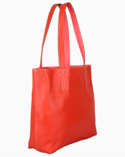 Bolsa Hermès Double Sens 28 Rosa e Vermelho