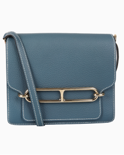 Bolsa Hermès Roulis 23 Azul