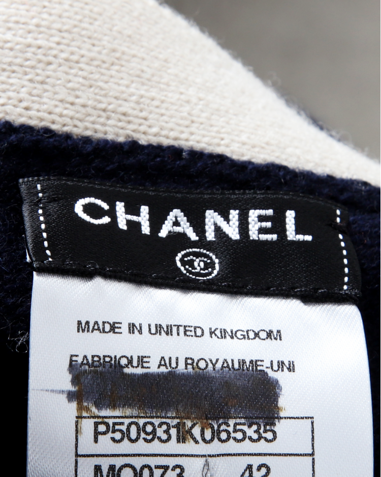007様、CHANEL これ一枚で可愛く♪ CHANEL ニットジャケット カシミヤ クリーム