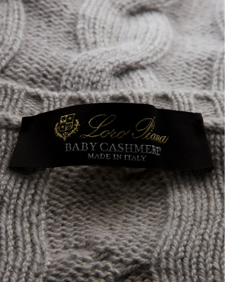 Suéter Loro Piana Original Cashmere Cinza Feminino
