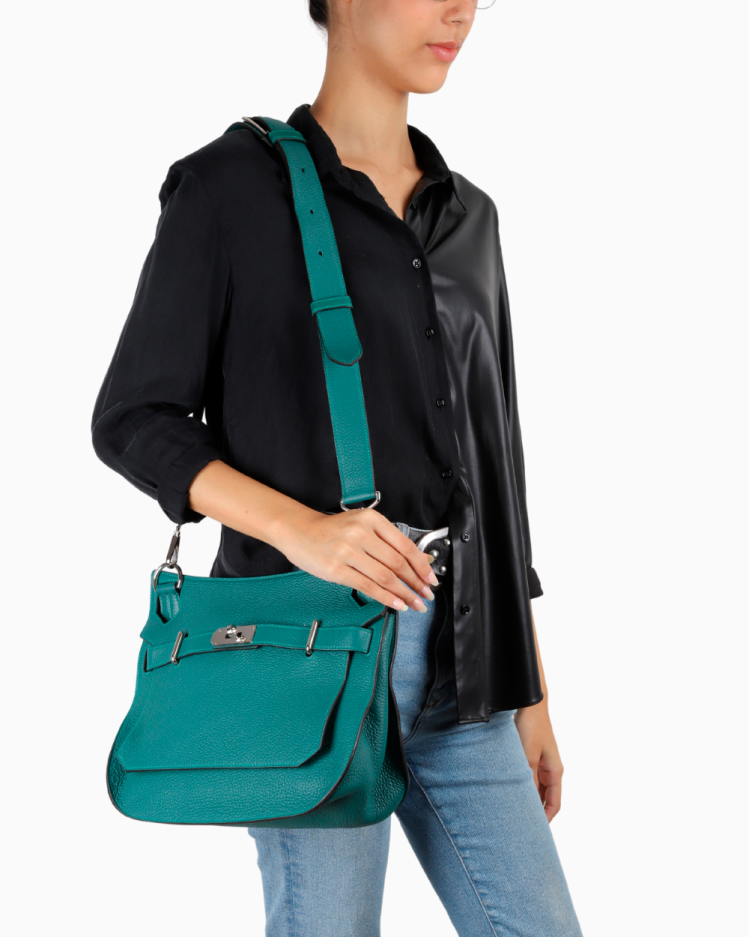 Bolsa Hermès Jypsière 30 Clemence Verde