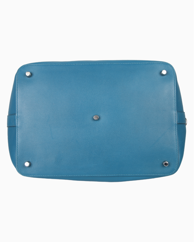 Bolsa Hermès OriginalToolbox 33 Swift Azul Marinho Feminina