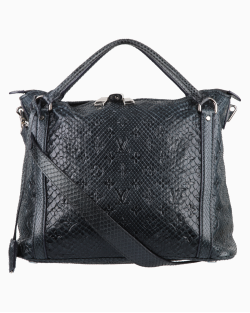 Bolsa Louis Vuitton Ixia PM Python Azul Marinho