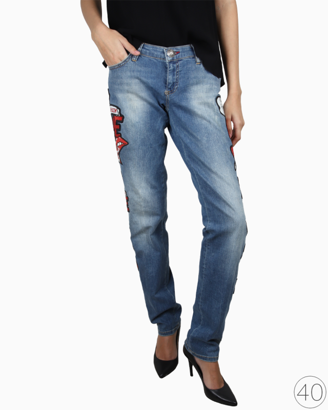 Phillip Plein Philipp Plein CalÃ§a Jeans Calça Philipp Plein