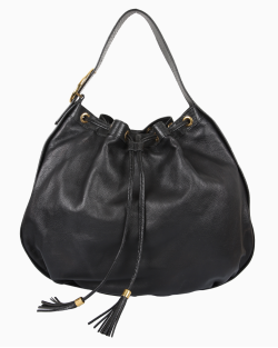 Bolsa Gucci GG Interlocking Icon Hobo Couro Preta