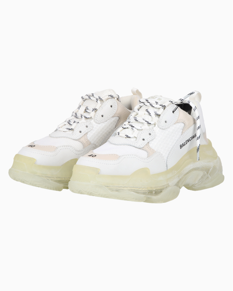 Tênis Balenciaga Original Triple S Branco Feminino