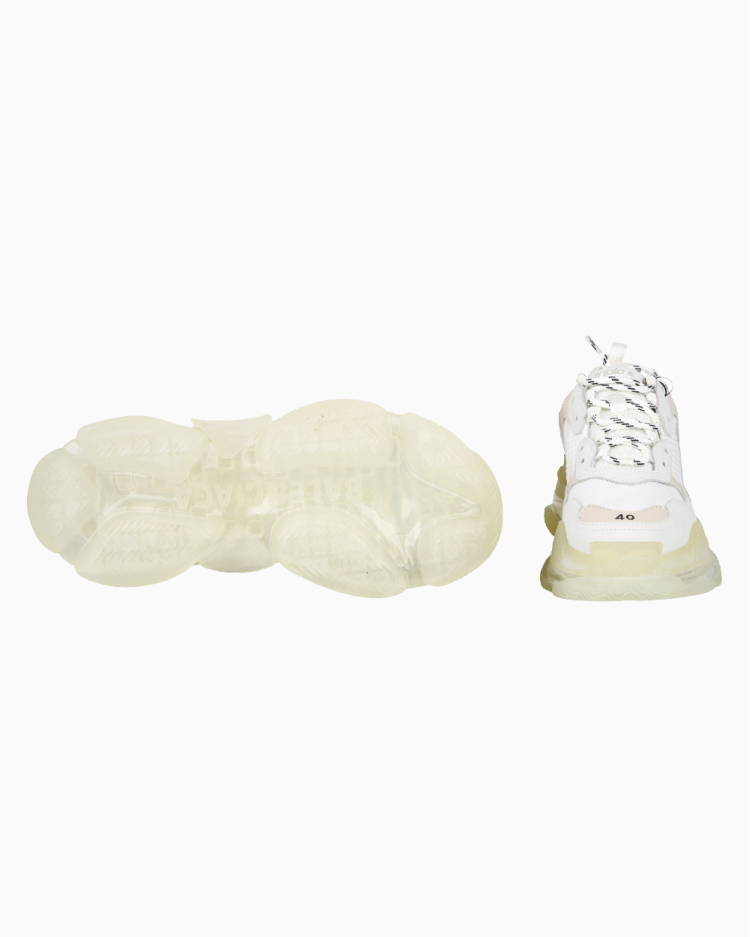 Tênis Balenciaga Original Triple S Branco Feminino