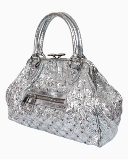 Bolsa Marc Jacobs Couro Prata