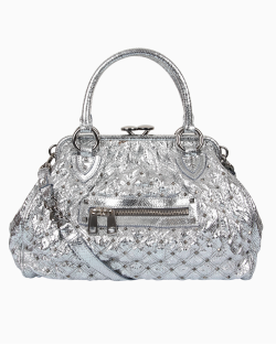 Bolsa Marc Jacobs Couro Prata