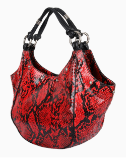 Bolsa Empório Armani Python Vermelha