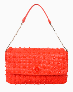 Bolsa Versace Vanitas Medea Studded Vermelha