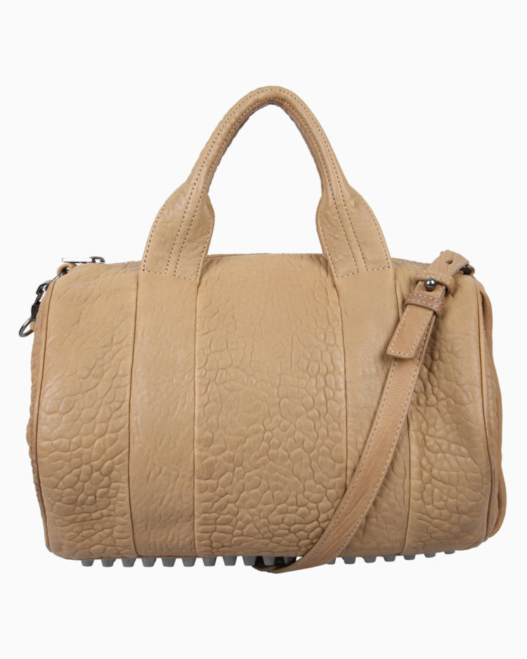 THE KING ロカパン Bolsa Alexander Wang Original Rocco Duffle Bege Feminina
