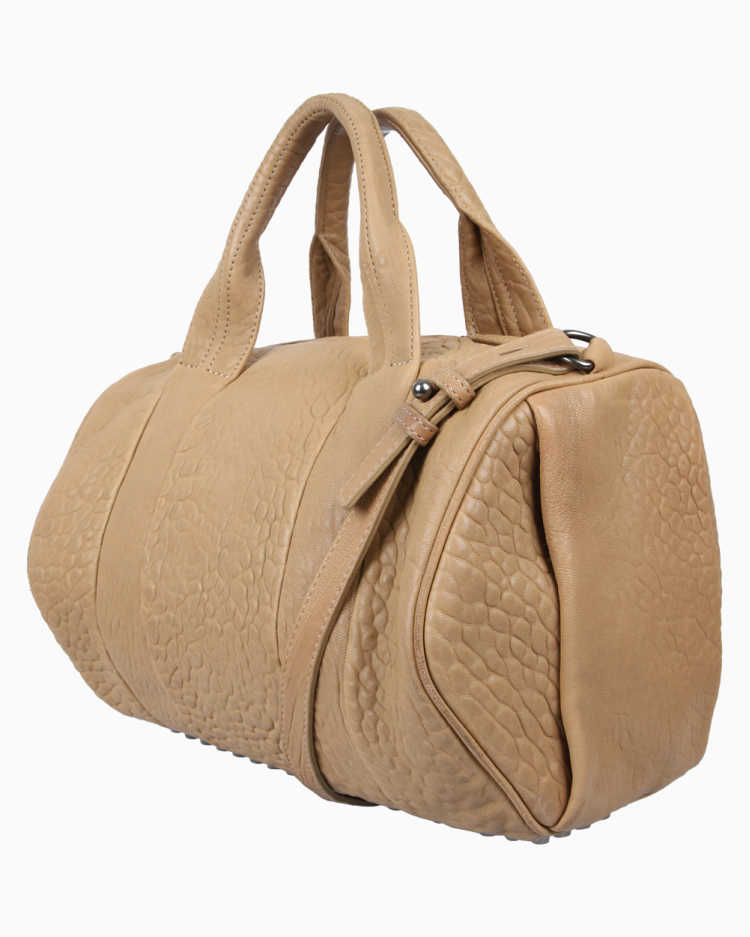 Alexander Wang新品タグ付き Leather Duffel バック Bolsa Alexander Wang Original Rocco Duffle Bege Feminina