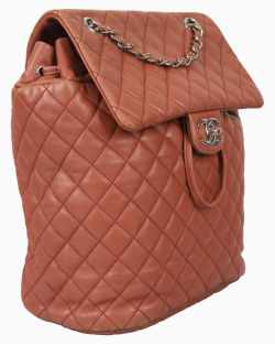 Mochila Chanel Urban Spirit Pequena Lambskin Rosa Antigo