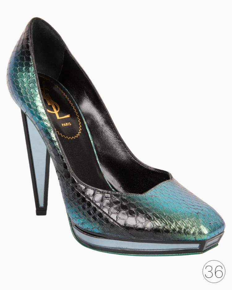 小物 Saint Laurent Python western 小物 Saint Laurent Python western Original Black Python Cowboy