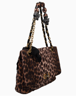 Bolsa Lanvin Happy Flap Animal Print