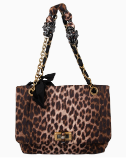 Bolsa Lanvin Happy Flap Animal Print