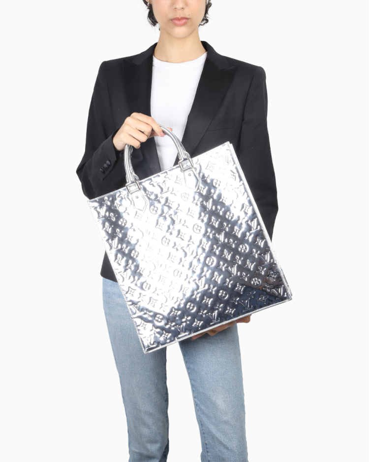 Bolsa Louis Vuitton Original Miroir Sac Plat Monograma Prateada