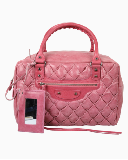 Bolsa Balenciaga Sienna Chevre Matelassê Rosa