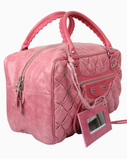 Bolsa Balenciaga Sienna Chevre Matelassê Rosa