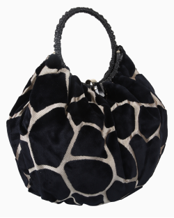 Bolsa Giorgio Armani Velvet Large Hobo Bicolor