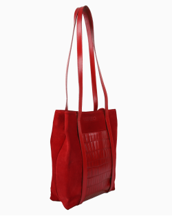 Bolsa Kenzo Camurça Tote Vermelha