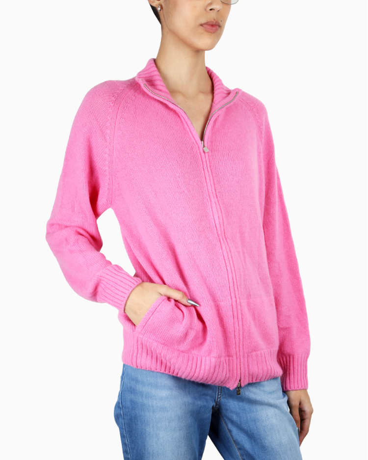 Casaco Loro Piana Original Cashmere Rosa Feminina