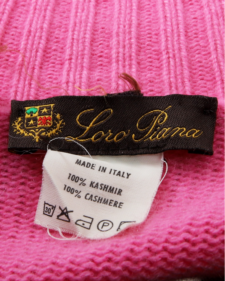 Casaco Loro Piana Original Cashmere Rosa Feminina