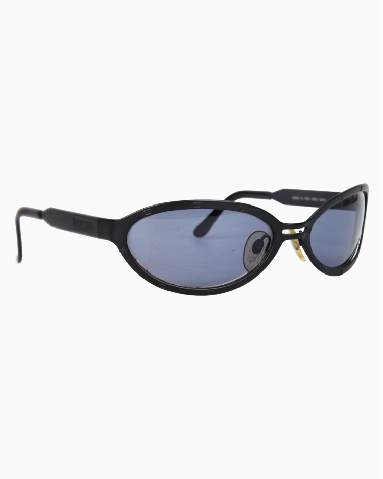 Óculos de Sol Chanel Original 07802 Preto Feminino