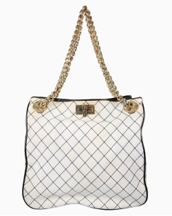 Bolsa Love Moschino Tote Canvas Bicolor