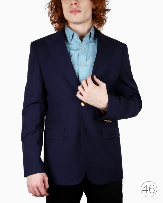 Blazer Gucci Original Lã Azul Marinho Masculino