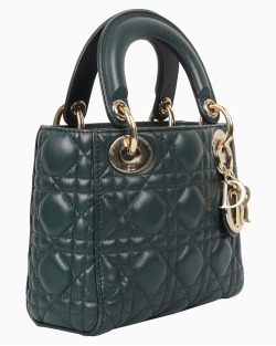 Bolsa Dior Lady Dior Mini Cannage Verde