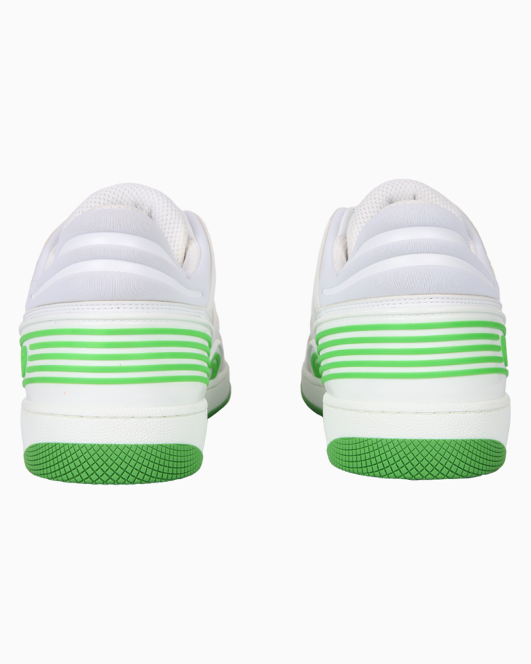 Tênis Gucci Original Basket Branco e Verde Feminino