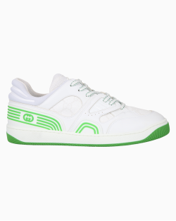 Tênis Gucci Basket Branco e Verde