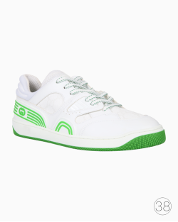 Tênis Gucci Basket Branco e Verde
