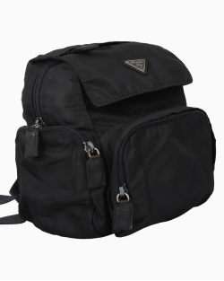 Mochila Prada Mini Nylon Preta