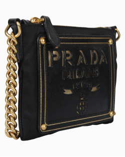 Bolsa Prada Mini Messenger Preta