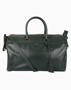 Bolsa Saint Laurent Classic Duffle Verde