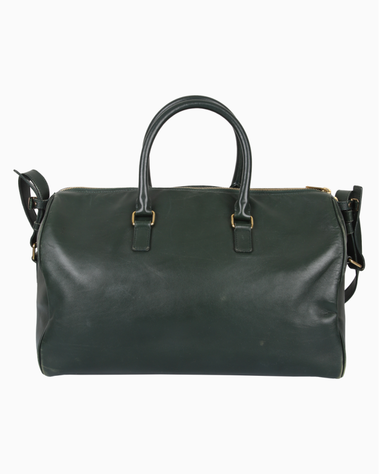 Bolsa Saint Laurent Original Classic Duffle Verde Feminina