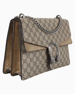 Bolsa Gucci Dionysus Canvas GG Supreme Large Monograma