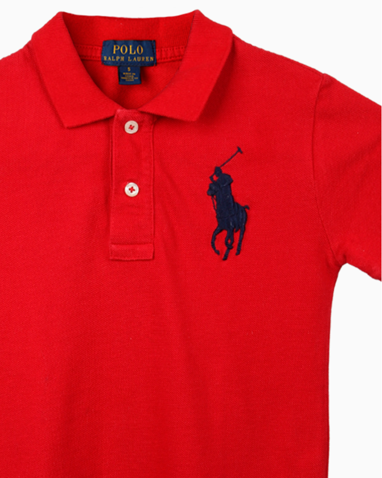 Camisa Infantil Polo Ralph Lauren Original Vermelha
